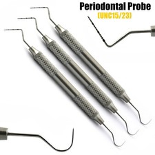 3 X Dental Explorer-Probe 23/15UNC Hollow Handle,High Quality Dental Instruments