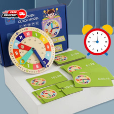 Clock Model for Kids   Mathematics Time Teaching Aid for Kindergarten  School