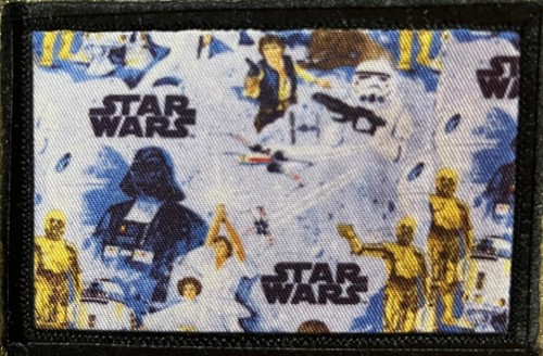 Subdued Boba Fett Mandalorian USA Flag Morale Patch Tactical Military Army - Picture 24 of 24