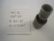 Mac 1/2 VUP 166 1/2 drive 6point swivel socket