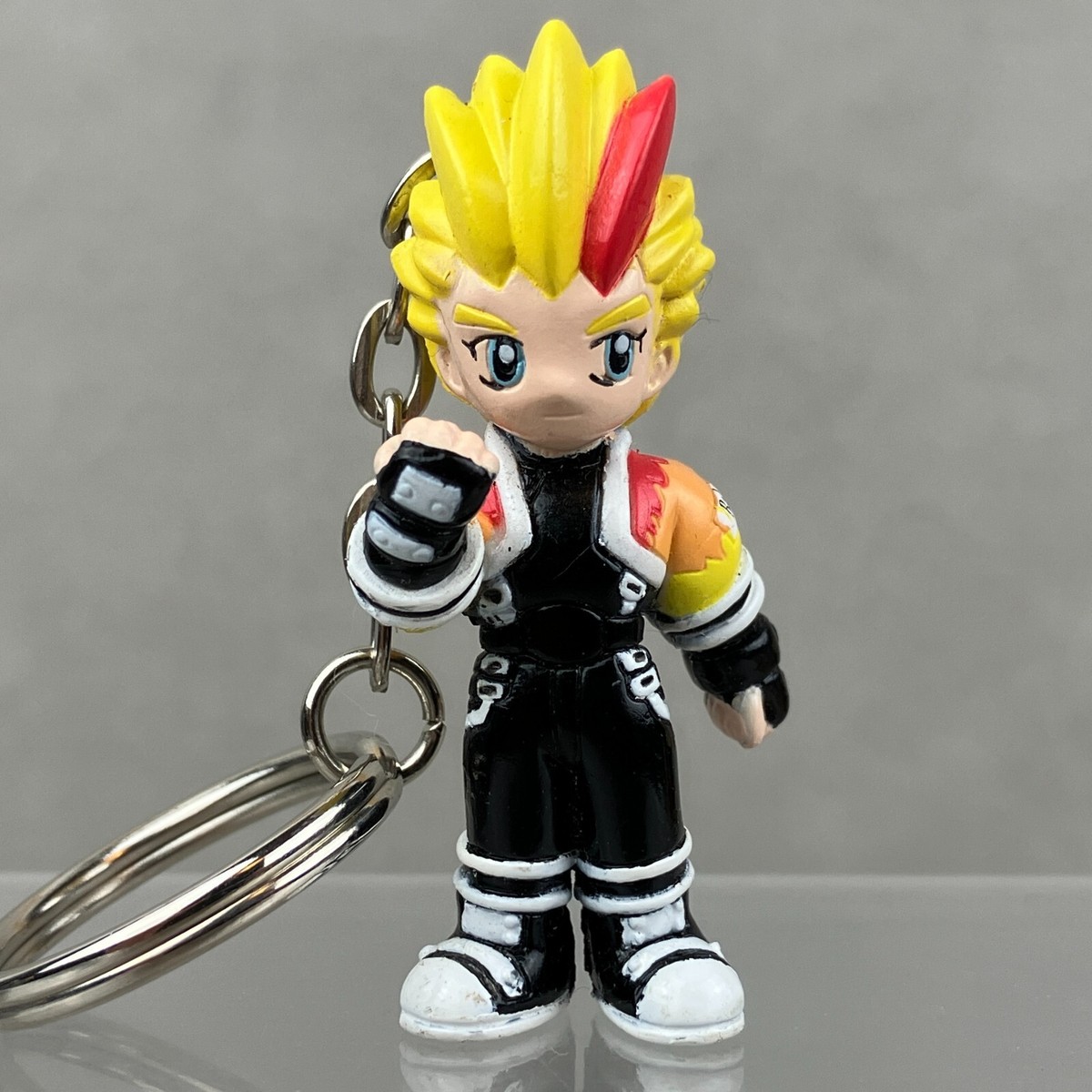 Vintage 1995 Taito Psychic Force Burn Griffiths Keychain Figure