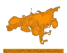 GM OEM 2017 LaCrosse Electrical Wiring Harness-Engine Harness 26698024