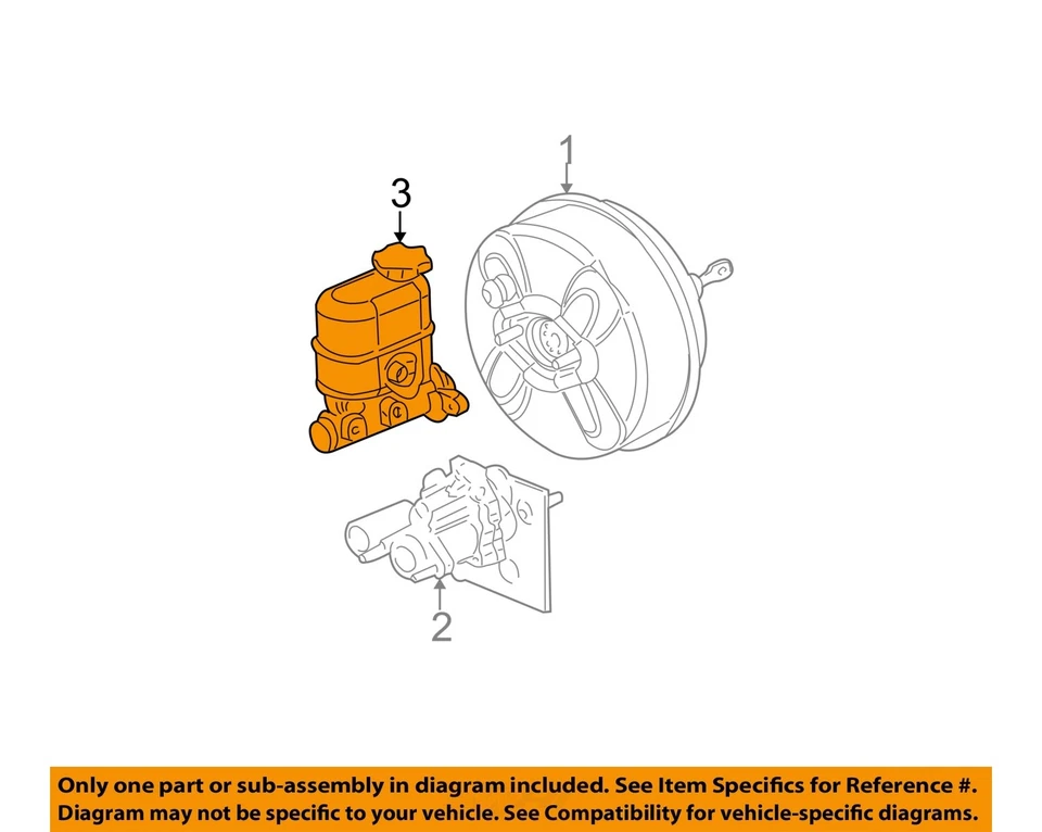 Cilindro maestro de freno usado se adapta a: Chevrolet Suburban 2500 8500 2005 PBV opcional C5F G Foto 3 de 4