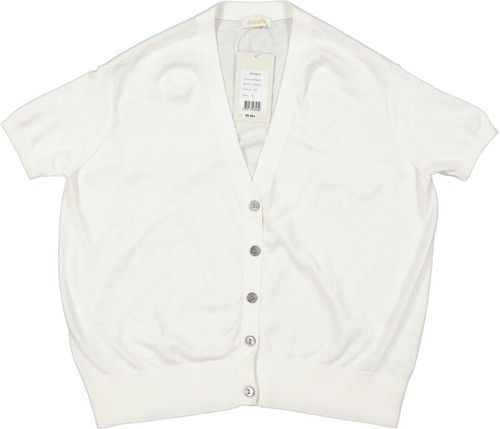 NEU ! JcSophie Damen Kurzarm-Cardigan weiß Gr. M - Bild 4 von 6