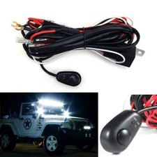 40a 12v Led Drivingfog Lights Universal Wiring Harness Relay On Off Switch