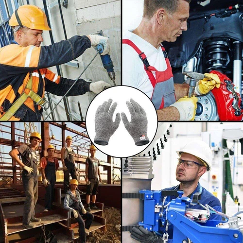 1 Paar Schnittfeste Schnittschutz Handschuhe für Metzger Küche Glas Arbeit Neu - Bild 5 von 12