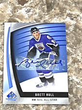 2017-18 Upper Deck SP Game Used Hockey Brett Hull AUTO #83