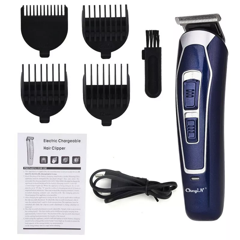 corte largo Pelmel Barrio bajo Maquina De Cortar Cabello Recargable Cortadora De Pelo Electrica Cabeza  Barba | eBay