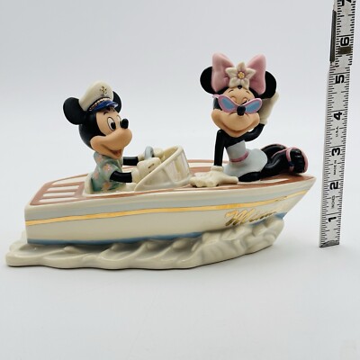 ディズニー レノックス フライング ハイ ウィズ ミッキー & ミニー Lenox Disney Cruising The Waves With Minnie & Mickey Mouse