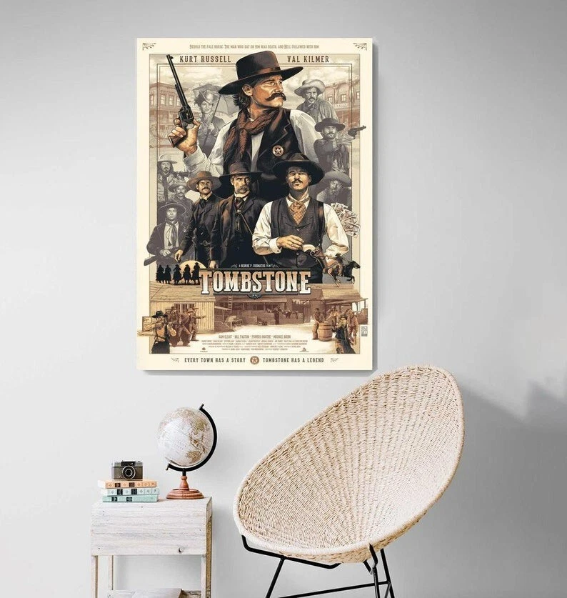 Póster premium de alta calidad de la película Tombstone decoración del hogar todos los tamaños Foto 2 de 3