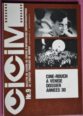 R90660 CINE-ROUCH  CICIM Revue pour le Cinema Francais 9 Novembre 1984