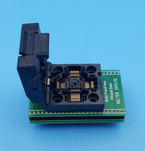 TQFP48 QFP48 To DIP48 SA248 IC Programmer Adapter Clamshell Test Socket