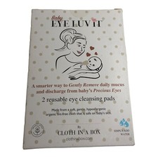    NEW Baby Eye Luv It 2 Reusable Eye Cleansing Pads For Baby Soft Gentle