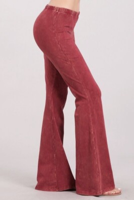 Chatoyant Mineral Wash Bell Bottoms Burnt Clay Large