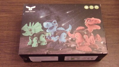 NIB Free to Fly Take Apart Dinosaur Toys Tools DIY Toddler STEM Learning