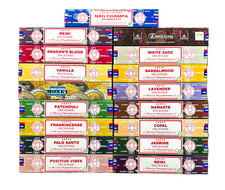 Satya Incense Sticks - Bulk 1,2,3,4,5,6,12 boxes - Aromatherapy- Free Shipping 