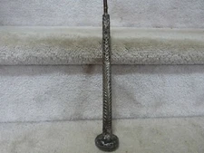 AWESOME ANTIQUE Victorian Repoussee Sterling Silver Umbrella Handle