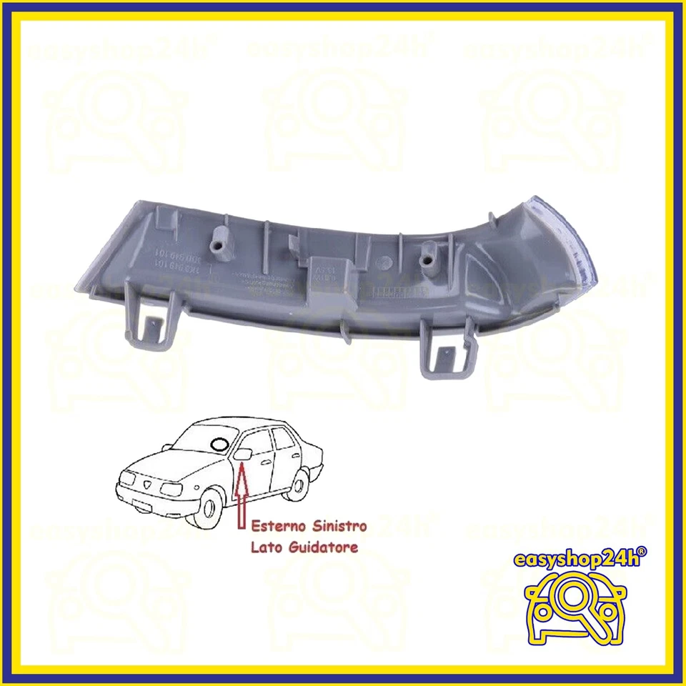 FANALE FANALINO SPECCHIO SX PER VW GOLF 5 PASSAT EOS JETTA FRECCIA RETROVISORE - Immagine 3 di 3
