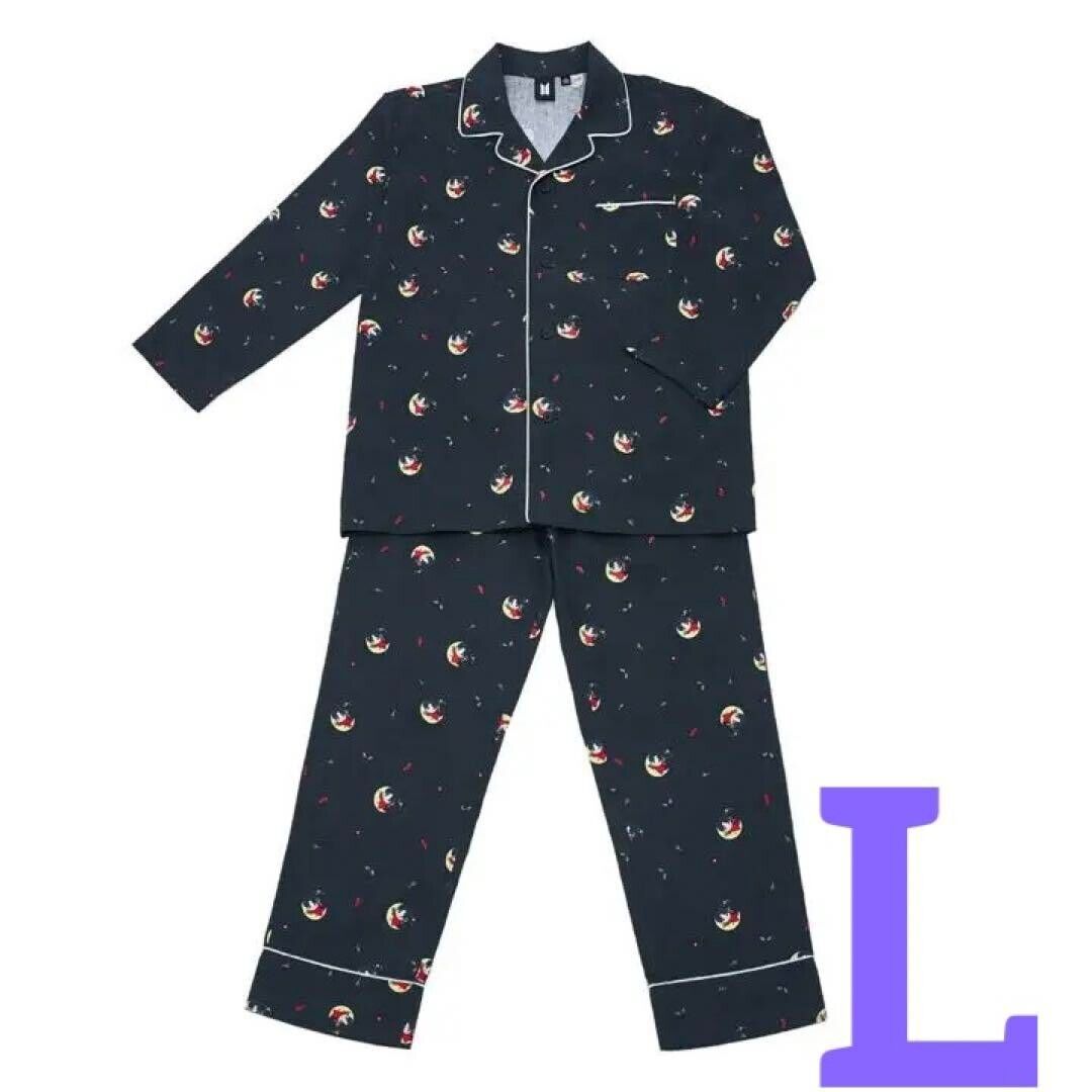 BTS ARTIST MADE COLLECTION By Jin Good Day Pajama L Size BLACK Complete Set