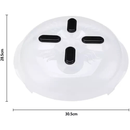 Magnetic Microwave Anti Splatter Cover Plate Guard Lid With Steam Vent - Picture 3 of 5
