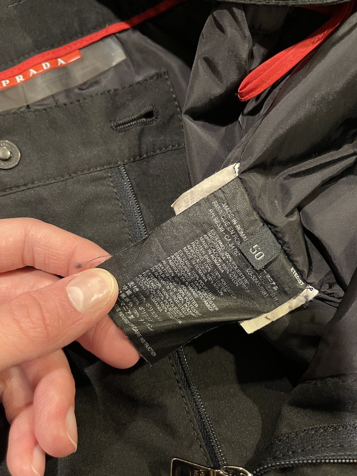 Prada Gore-Tex Insulated Ski Black Pants Vintage 2002 size 50 | eBay