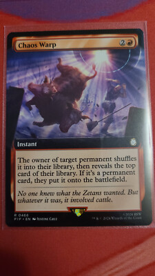 Chaos Warp (EXTENDED ART)- Universes Beyond: Fallout - (Magic: The Gathering) CF