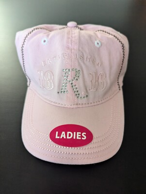 Remington Est. 1816 Womens Hat Cap Strapback Pink Bling Logo NWT