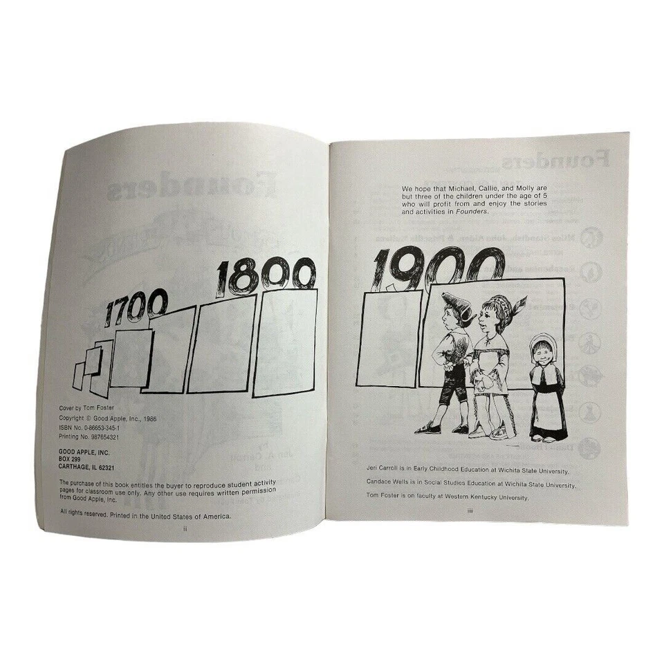 Famous Friends: Founders~Good Apple Social Studies Activity Book~PreK-2 ~ Q3 03 - Image 3 of 4