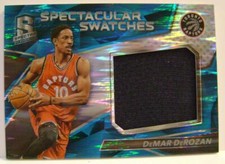 DEMAR DEROZAN SPECTACULAR SWATCHES 51/99 2016-17 PANINI SPECTRA