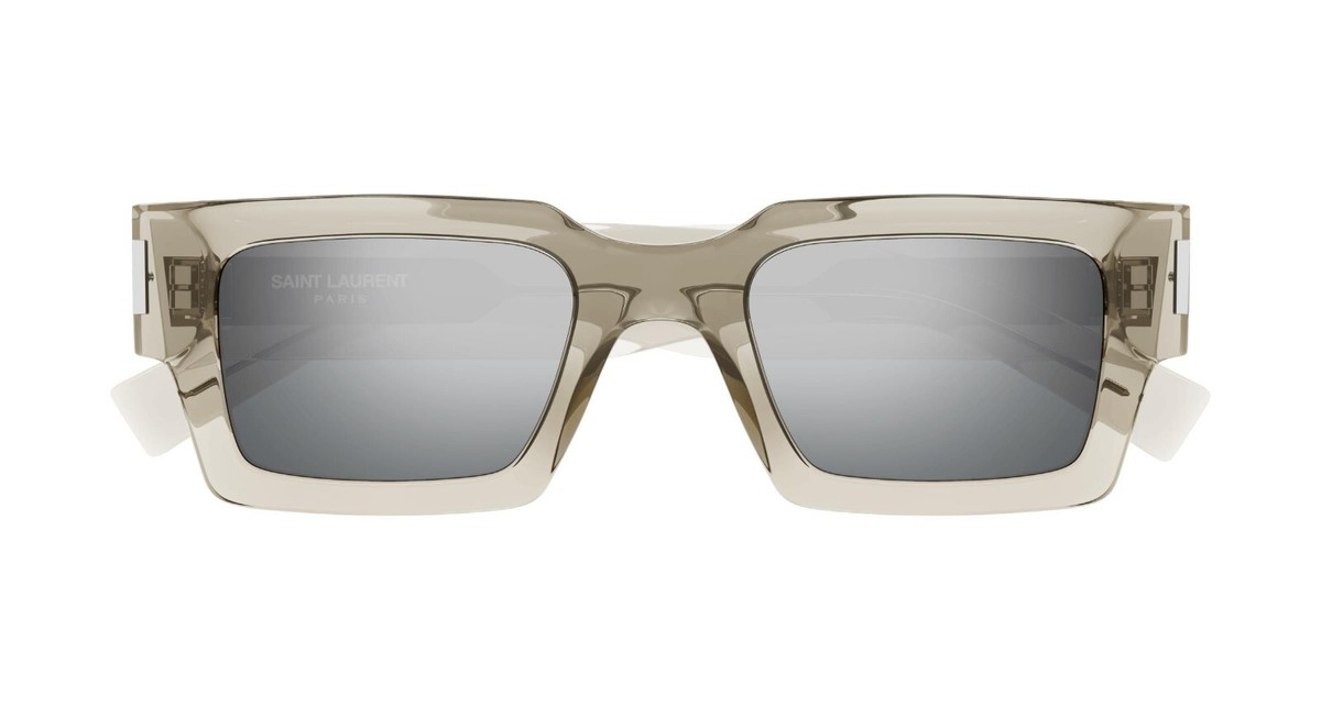 Saint Laurent SL 572 Beige/Silver Mirrored (003) Sunglasses  display picture 2