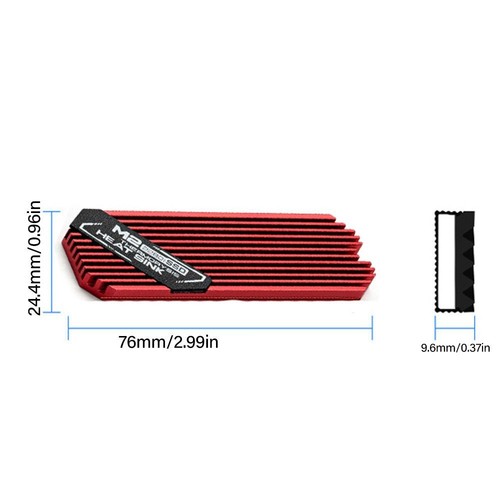 M.2 2280 Dissipatore di calore SSD Dispositivo di raffreddamento M.2 NVME - Afbeelding 3 van 15