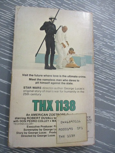 Star Wars, THX 1138, Ben Bova, paperback, 206p, English edit., Warner, USA, 1978 - Picture 3 of 5