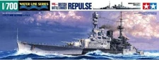 New Tamiya 1/700 Water Line Series No.617 Royal Navy Cruiser Battleship Repulse