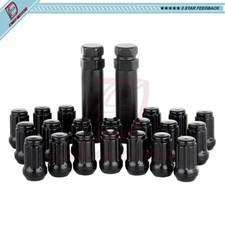 20X 6 Spline 12x1.5 Lug Nuts + 2 Keys For Honda Civic Mazda RX-8 Lexus IS250 Kia