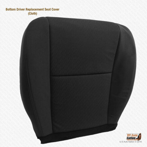 Front Cloth Seat Covers 2009 2010 2011 2012 2013 2014 GMC Sierra "EBONY BLACK" - Bild 47 von 64