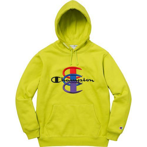 Supreme Champion Stacked C Hooded Sweatshirt Bright Green Supreme Champion Stacked C Hooded Sweatshirt Bright Green