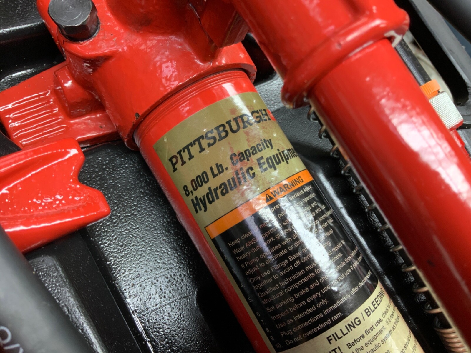 PITTSBURGH AUTOMOTIVE 4 Ton Portable Hydraulic Equipment Kit 60407 eBay