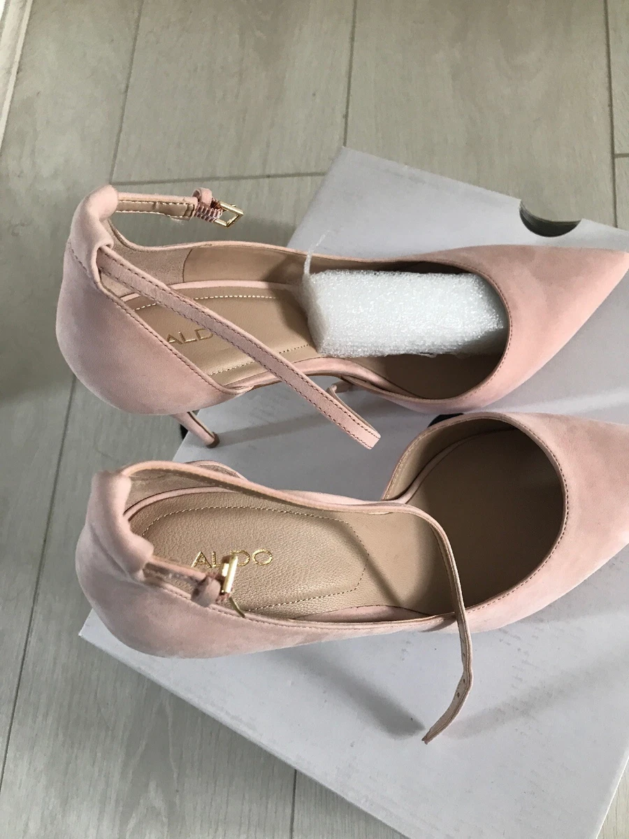 ALDO PINK SUEDE STACEY HEELS UK 8 EU 41 BNIB RRP 70.00