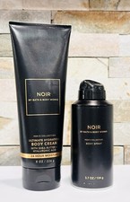 Bath and Body Works NOIR Men's Body Cream Body Spray Set