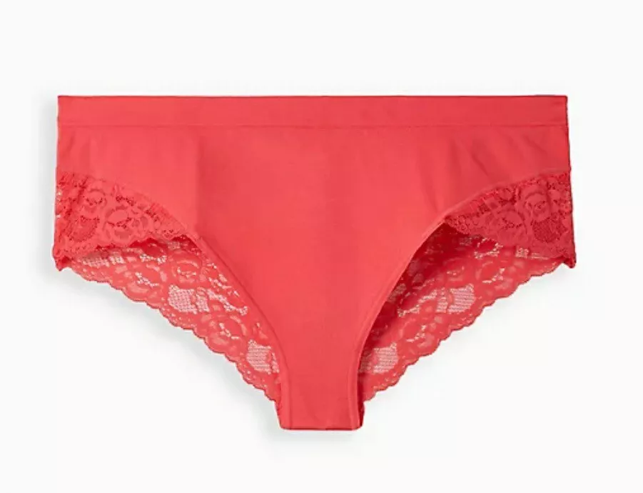 Torrid Pink Seamless Cheeky Panty Plus Size 1X, 14/16