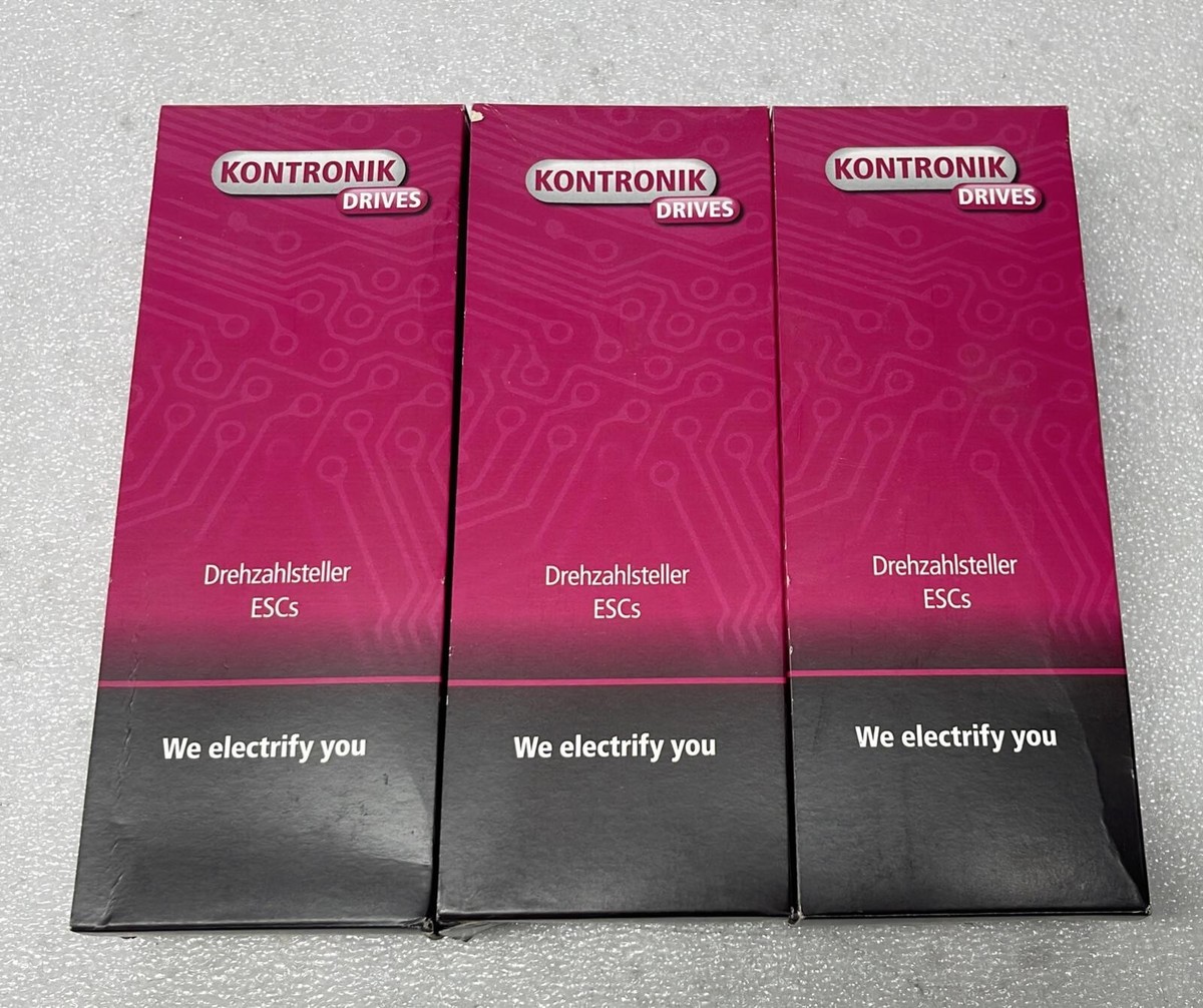 ラム LOT OF 4] KONTRONIK DRIVES SUN 1002 PLUS 18A 6-16V BEC | eBay
