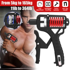 Gym Exerciser Adjustable Hand Grip Strength Power Trainer Gripper Strengthener