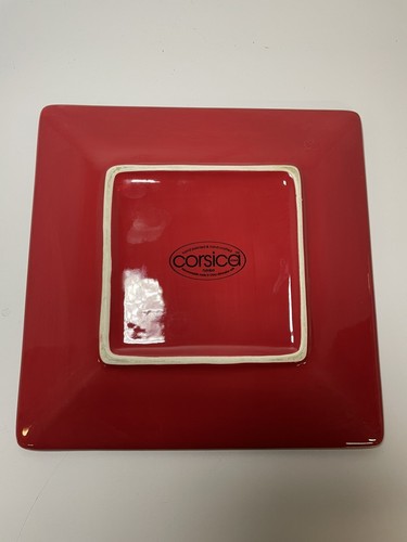 Tabletops CORSICA RUMBA Square Salad plate, 8 3/8", Excellent - Picture 2 of 6
