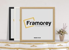 Square Picture Frame Photo Frame Wood Frame Black White Oak Poster Frame