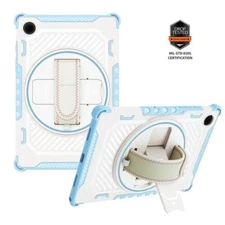 Samsung Galaxy Tab A8 Case 10.5 Shockproof Case Cover Rotate Hand Strap Shoulder