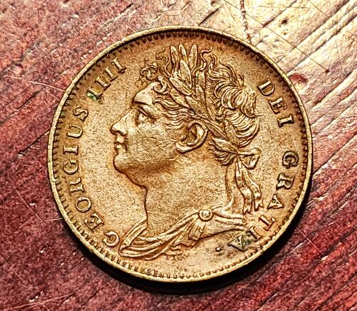1825 Great Britain Farthing - Attractive Higher Grade Coin
