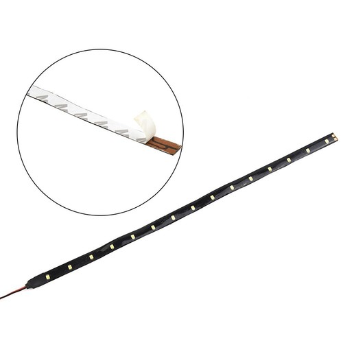 Flexible Strip Light 30CM 15 LED Car LED Strip Light Ambient Light Waterproof - Picture 4 of 60