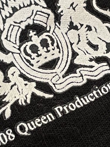 2008 Queen Freddie Mercury Black T Shirt Fruit Of The Loom Size Medium - Picture 6 of 24