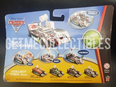 DISNEY PIXAR CARS SHU TODOROKI PIT STOP LAUNCHER PC SAVE 6