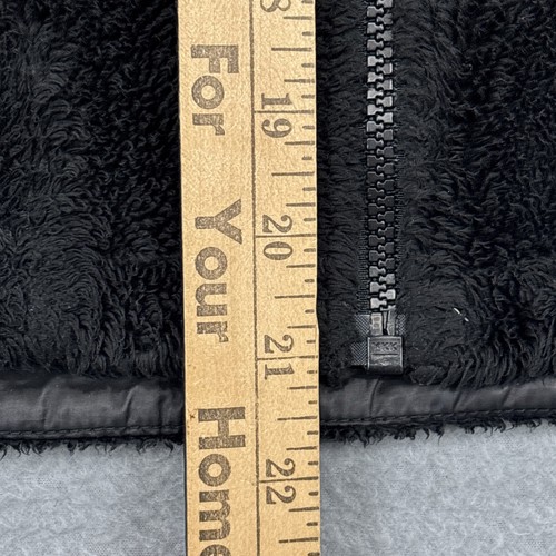 The North Face Jacket Girls M 10 12 Black Fleece Long Sleeve Hooded Full Zip - Picture 6 of 16